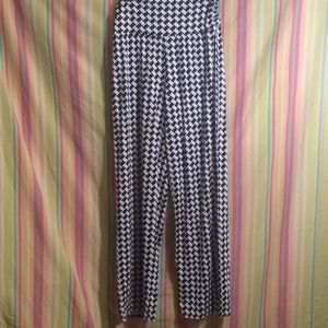 Mudpie black and white pants